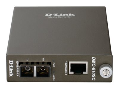 D-Link DMC 810SC - Medienkonverter - 1GbE - 1000Base-LX, 1000Base-T