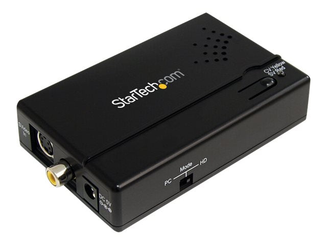 StarTech.com Composite und S-Video auf VGA Video Konverter mit Scaler - VGA zu RCA (YPbPr)