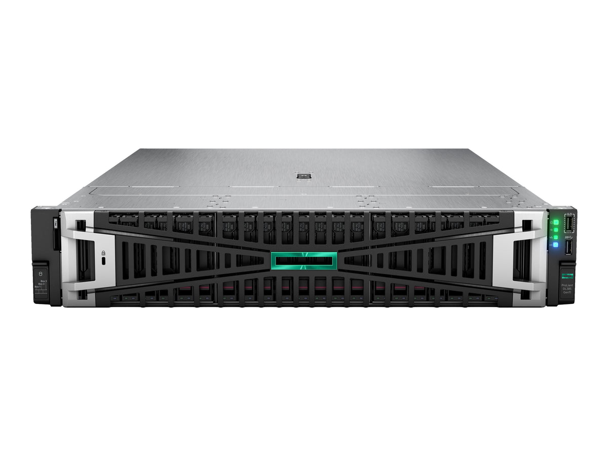 HPE ProLiant DL385 Gen11 - Server - Rack-Montage - 2U - zweiweg - 1 x EPYC 9124 / 3 GHz - RAM 32 GB - SATA/SAS/NVMe - Hot-Swap 6.4 cm (2.5")