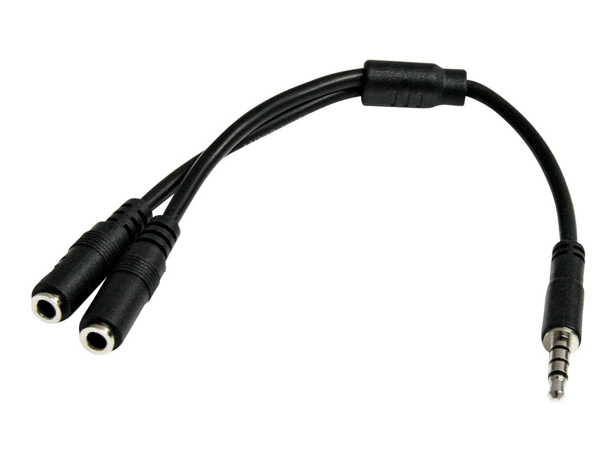 StarTech.com 4 Position to 2x 3 Position 3.5mm Headset Splitter Adapter