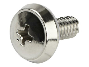 StarTech.com 12-24 Server Rack Screws - 50 pack - Nickel-plated - Rack-Schrauben - Silber - US-Regierung (Packung mit 50 Stück)