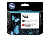 HP 744 - Schwarz, Chromatic Red - Druckkopf - für DesignJet HD Pro MFP