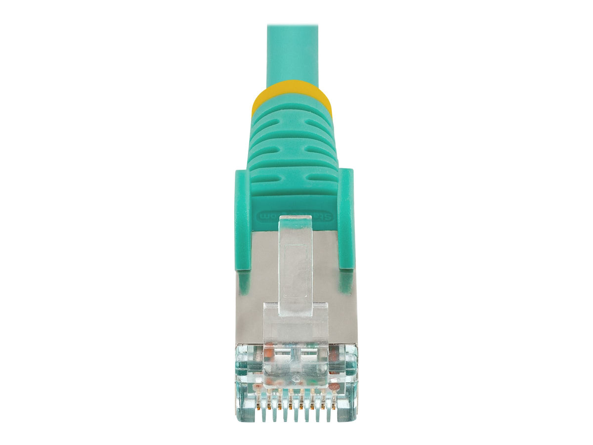 StarTech.com 2m CAT6a Ethernet Cable - Aqua - Low Smoke Zero Halogen (LSZH)