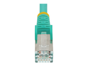 StarTech.com 2m CAT6a Ethernet Cable - Aqua - Low Smoke Zero Halogen (LSZH)