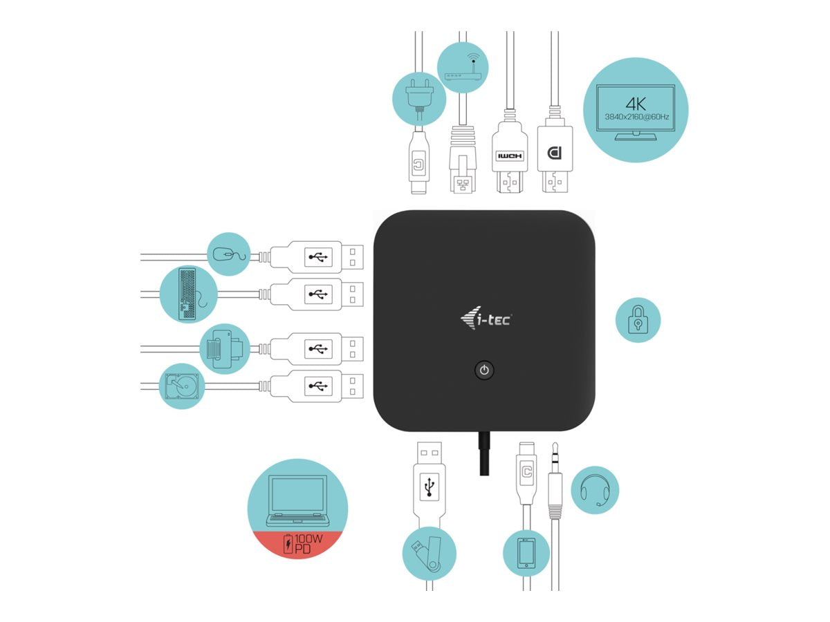 i-tec Dockingstation - USB-C / Thunderbolt 3