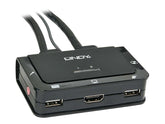 Lindy Compact 2 Port KVM Switch - KVM-Switch