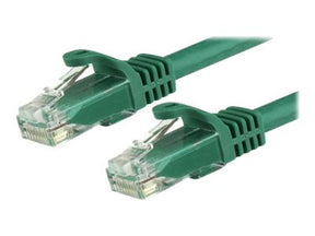 StarTech.com 1.5m CAT6 Ethernet Cable, 10 Gigabit Snagless RJ45 650MHz 100W PoE Patch Cord, CAT 6 10GbE UTP Network Cable w/Strain Relief, Green, Fluke Tested/Wiring is UL Certified/TIA - Category 6 - 24AWG (N6PATC150CMGN)