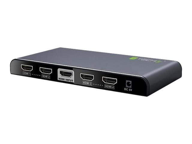 Techly Video-/Audio-Splitter - 4 x HDMI - Desktop