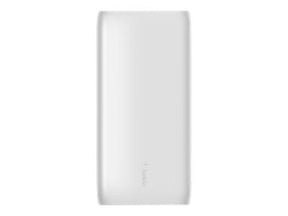 Belkin BoostCharge - Powerbank - 20000 mAh - 30 Watt - Fast Charge, PD - 2 Ausgabeanschlussstellen (USB, 24 pin USB-C)