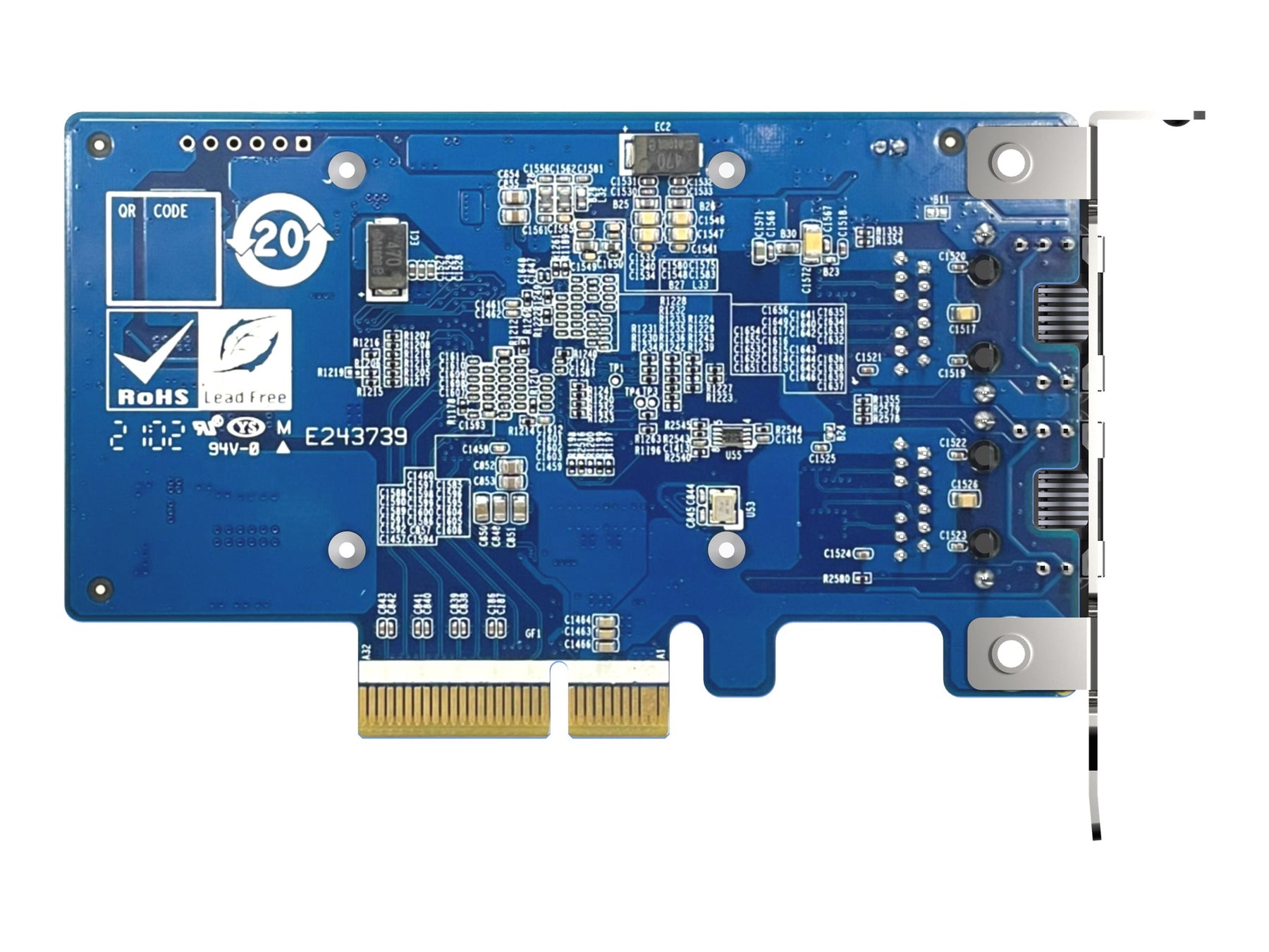 QNAP QXG-10G2T-X710 - Netzwerkadapter - PCIe 3.0 x4 Low-Profile