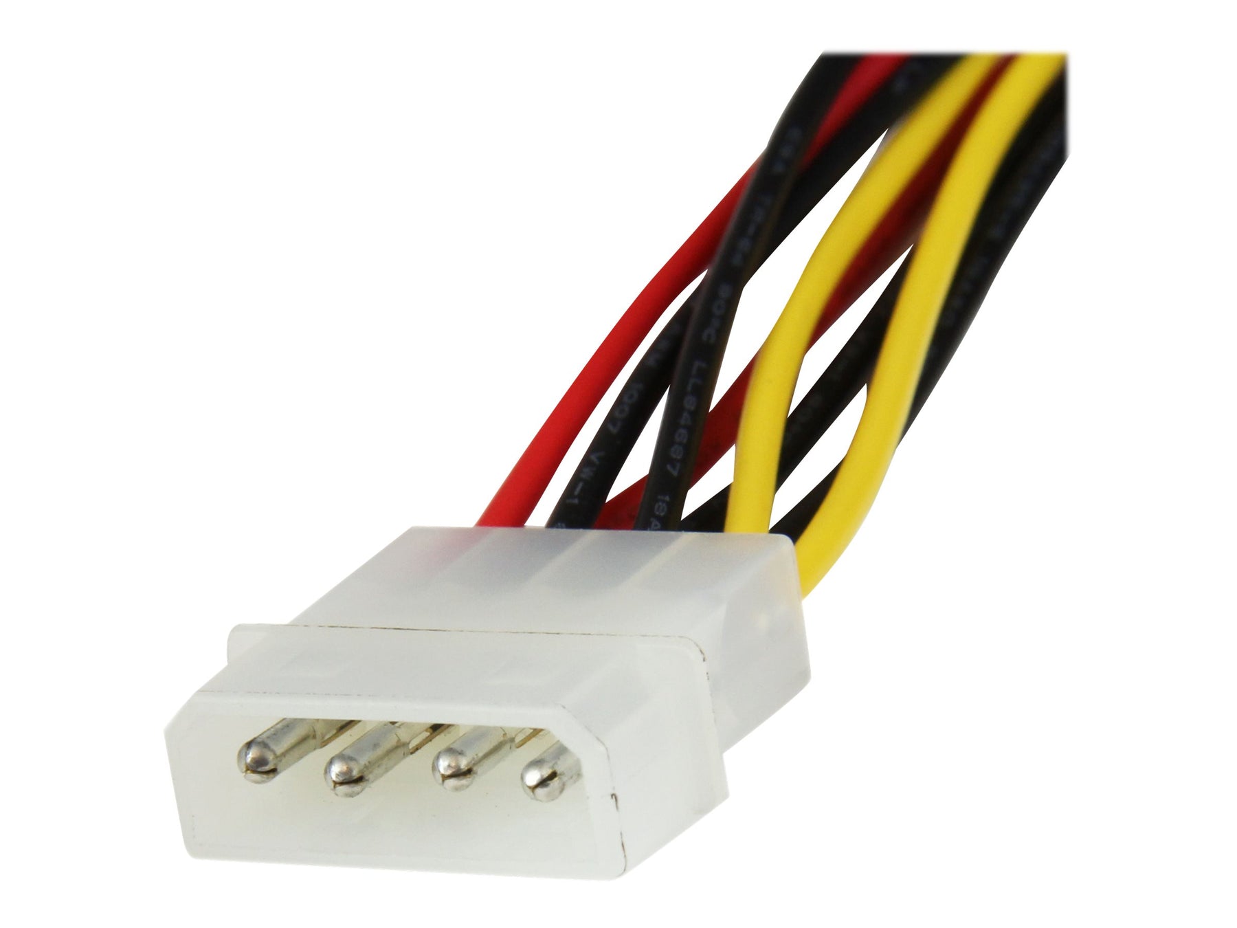 StarTech.com 30 cm 4-Pin LP4 auf SATA Y-Stromkabel - LP4 zu Serial-ATA Splitter Y-Kabel (PYO2LP4LSATA)