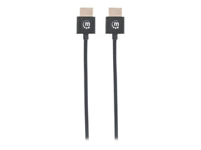 Manhattan HDMI Cable with Ethernet (Ultra Thin), 4K@60Hz (Premium High Speed)