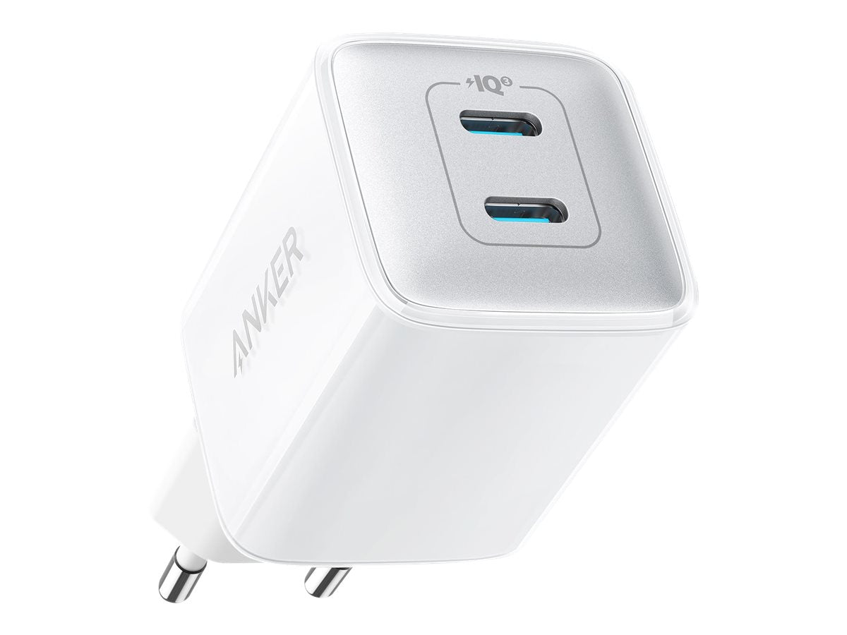 Anker Innovations Anker PowerPort III - Netzteil - 40 Watt - 3 A - IQ 3.0 - 2 Ausgabeanschlussstellen (2 x USB-C)