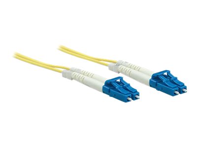 Intellinet Fibre Optic Patch Cable, OS2, LC/LC, 2m, Yellow, Duplex, Single-Mode, 9/125 Âµm, LSZH, Fiber, Lifetime Warranty, Polybag - Patch-Kabel - LC Single-Modus (M)