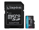 Kingston Canvas Go! Plus - Flash-Speicherkarte (microSDXC-an-SD-Adapter inbegriffen)