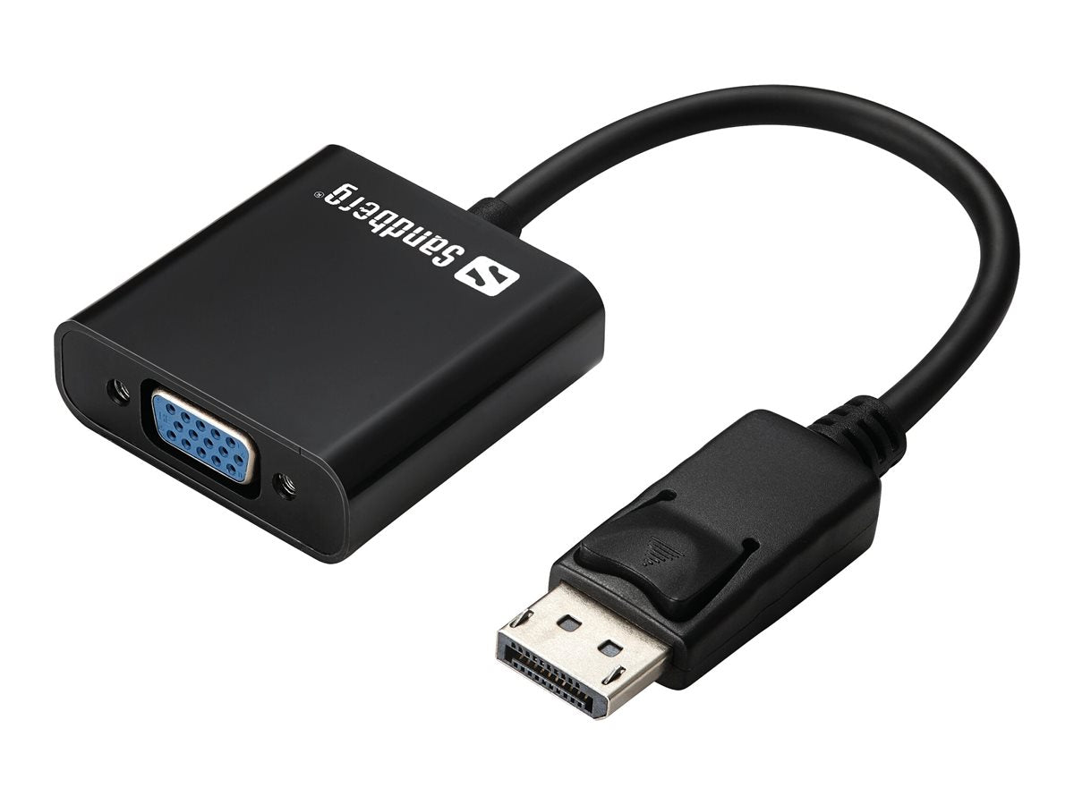 SANDBERG Adapter DisplayPort>VGA - VGA-Adapter - DisplayPort (M)