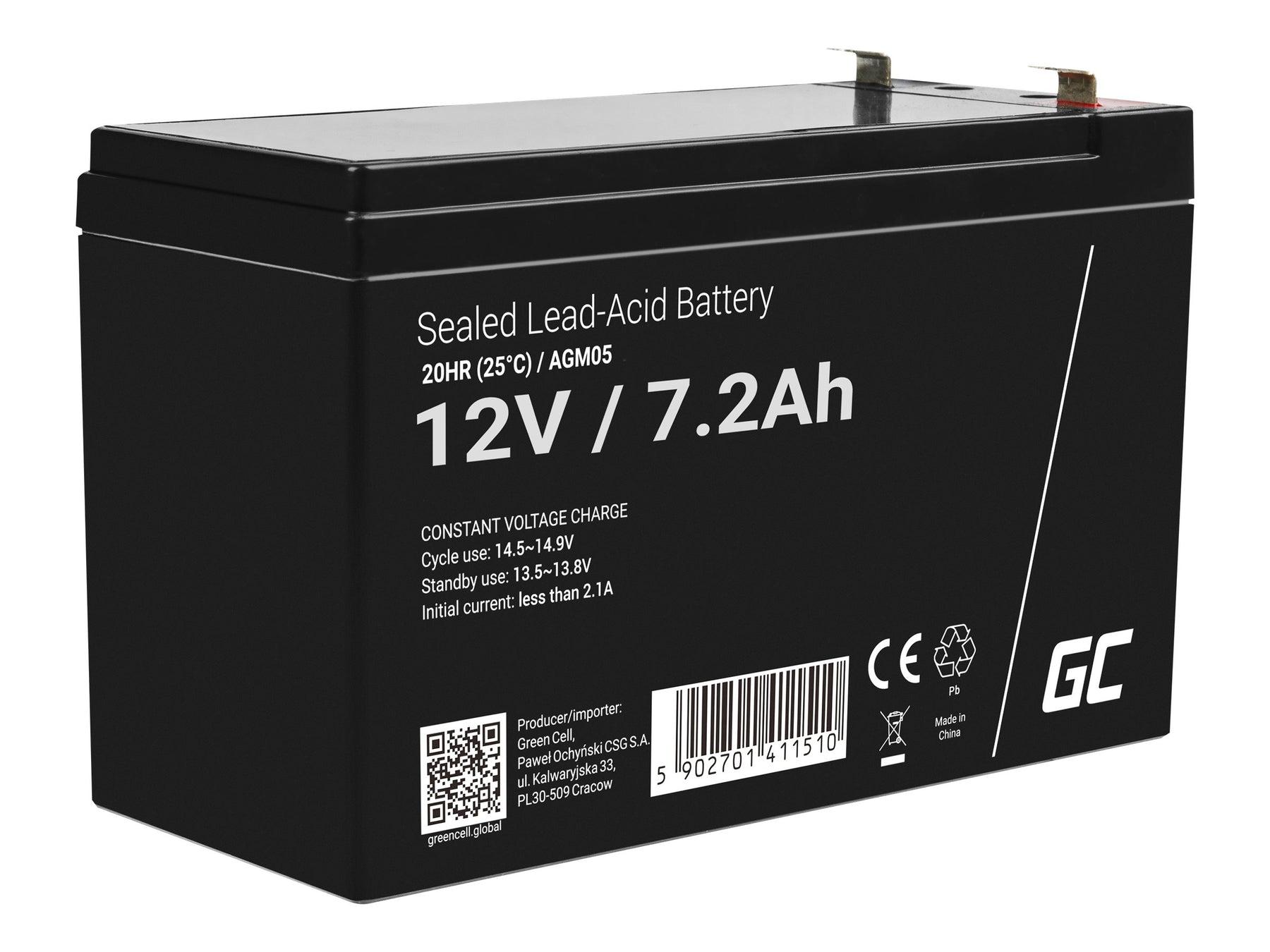 Green Cell USV-Akku - 1 x Batterie - Sealed Lead Acid (SLA)