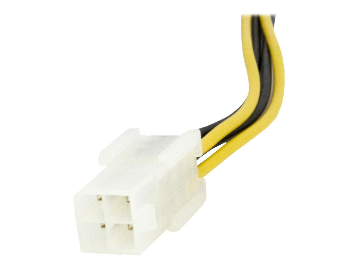 StarTech.com 15cm 4pin auf 8pin EPS-Netzadapter mit LP4 - Bu/St - Stromadapter Buchse/ Stecker - Netzteil - 4 PIN ATX12V (W)