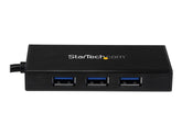 StarTech.com 3 Port USB 3.0 Hub mit Gigabit Ethernet Adapter aus Aluminum