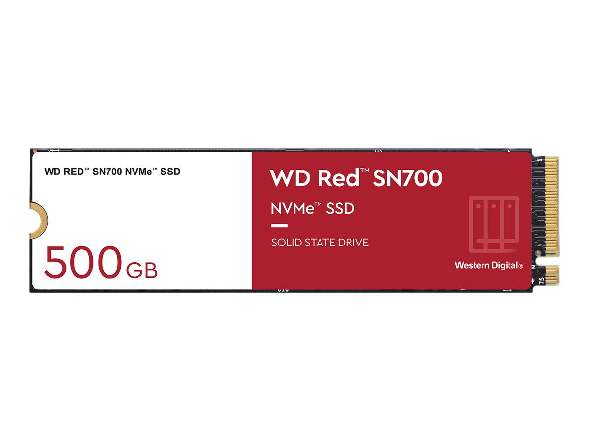 WD Red SN700 WDS500G1R0C - SSD - 500 GB - intern - M.2 2280 - PCIe 3.0 x4 (NVMe)