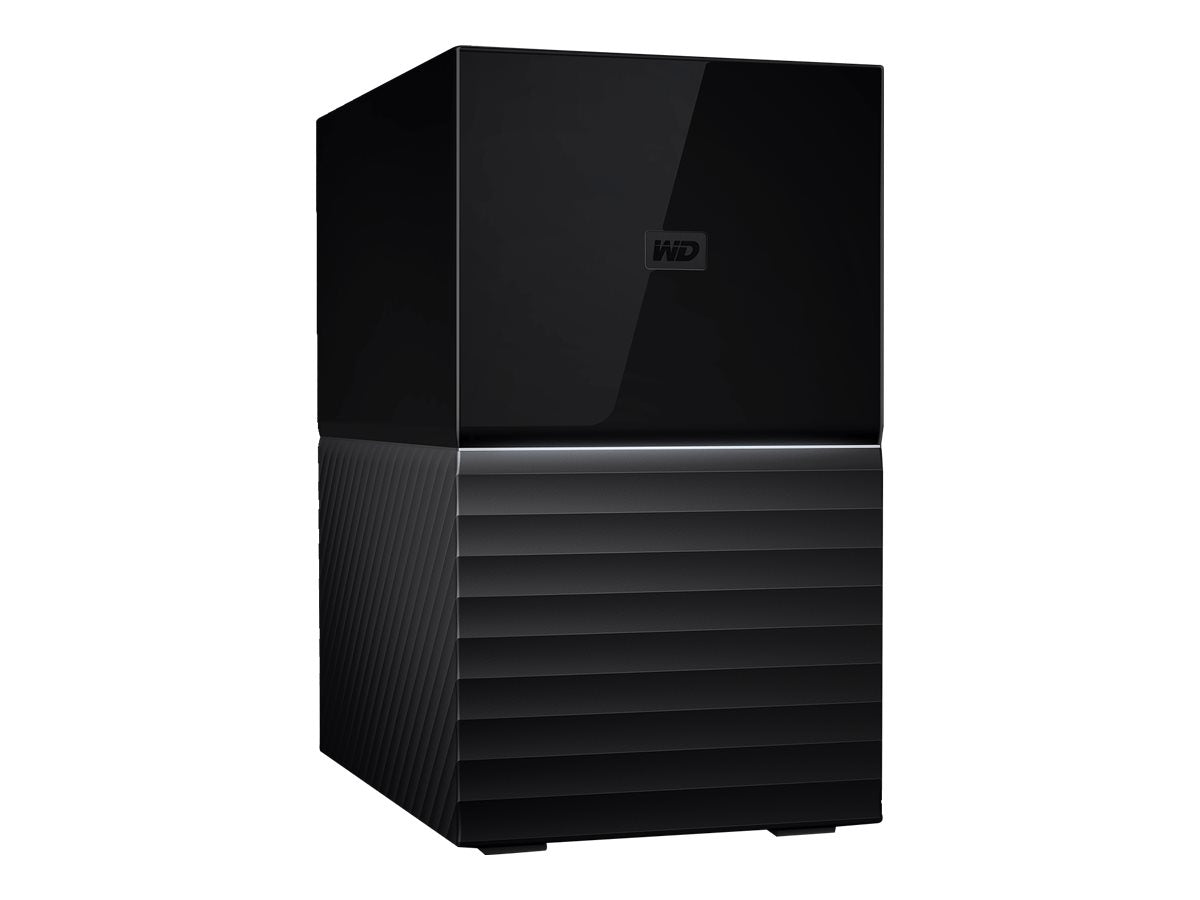 WD My Book Duo WDBFBE0160JBK - Festplatten-Array - 16 TB - 2 Schächte - HDD 8 TB x 2 - USB 3.1 (extern)