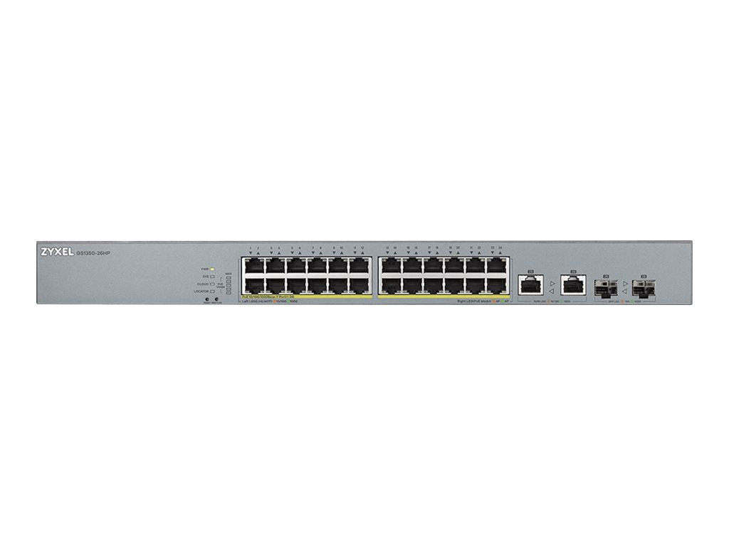 ZyXEL GS1350-26HP - Switch - Smart - 24 x 10/100/1000 (PoE+)