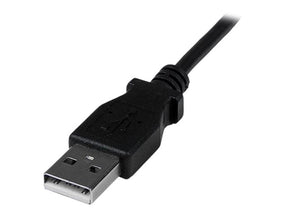 StarTech.com 2m USB auf Mini USB Anschlusskabel abgewinkelt - USB A zu Mini B Kabel - 1 x USB A (St)