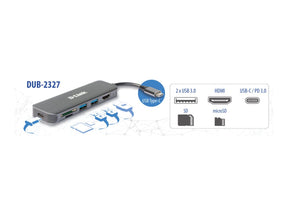 D-Link DUB-2327 - Dockingstation - USB-C / Thunderbolt 3