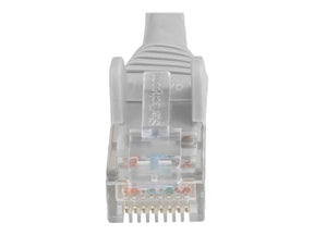 StarTech.com 10m Netzwerkkabel CAT6 - LSZH(weniger Rauch, Halogenfrei) - 10Gbit 650MHz 100W POE RJ45 U/UTP LAN-Patch Kabel - Grau, ETL Zertifizierung, 24AWG, Installationskabel (N6LPATCH10MGR)