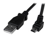 StarTech.com 2m USB auf Mini USB Anschlusskabel abgewinkelt - USB A zu Mini B Kabel - 1 x USB A (St)