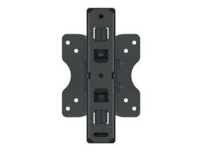 Manhattan TV & Monitor Mount, Wall, Full Motion, 1 screen, Screen Sizes: 13-27", Black, VESA 75x75 to 100x100mm, 20kg, Tilt & Swivel with 3 Pivots, Lifetime Warranty - Klammer - für LCD TV - massiver Stahl - Schwarz - Bildschirmgröße: 33-68.6 cm (13"-27")