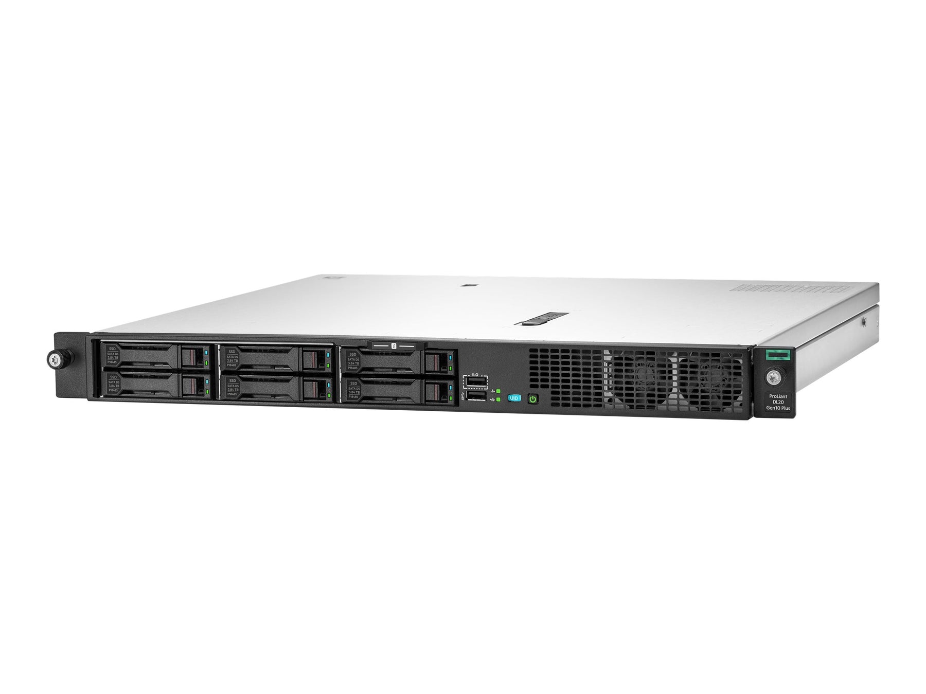 HPE ProLiant DL20 Gen10 Plus Base - Server - Rack-Montage - 1U - 1-Weg - 1 x Xeon E-2314 / 2.8 GHz - RAM 16 GB - SATA - Hot-Swap 8.9 cm (3.5")