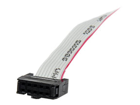 StarTech.com 1 Port Seriell DB9 Slotblech mit 10 Pin Pinheader Kabel 40cm - Low Profile - Serielles Bedienfeld - DB-9 (M)