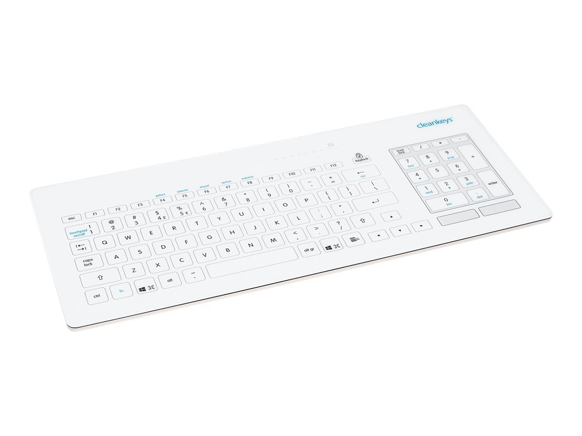 GETT CleanKeys CK5 - Tastatur - USB - Deutsch - weiß