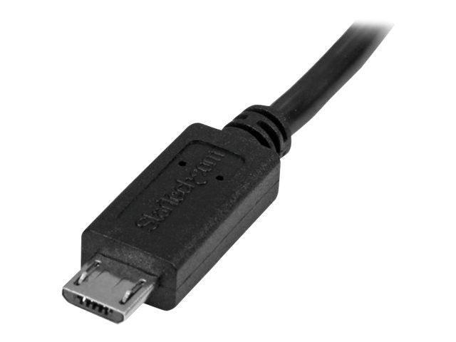 StarTech.com 0,5m Micro USB Verlängerungskabel - Stecker/Buchse - Micro USB Stecker zu Micro USB Buchse Kabel - USB-Verlängerungskabel - Micro-USB Typ B (M)