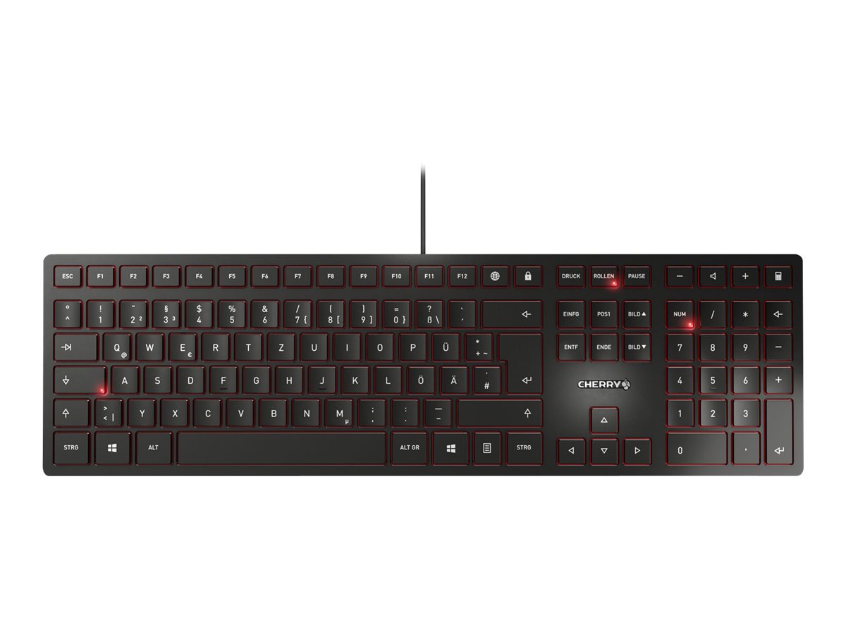 Cherry KC 6000 SLIM - Tastatur - USB - GB - Tastenschalter: CHERRY SX