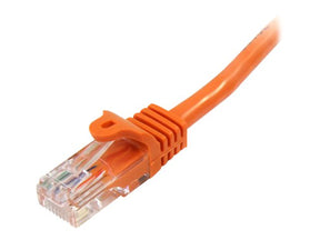 StarTech.com CAT5e Cable - 10 m Orange Ethernet Cable - Snagless - CAT5e Patch Cord - CAT5e UTP Cable - RJ45 Network Cable - Patch-Kabel - RJ-45 (M)