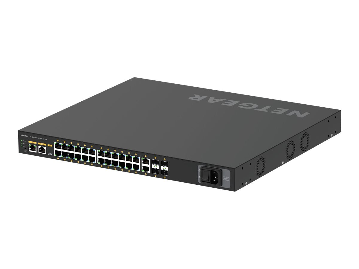 Netgear AV Line M4250-26G4XF-PoE+ - Switch - L3 - managed - 24 x 10/100/1000 (PoE+)