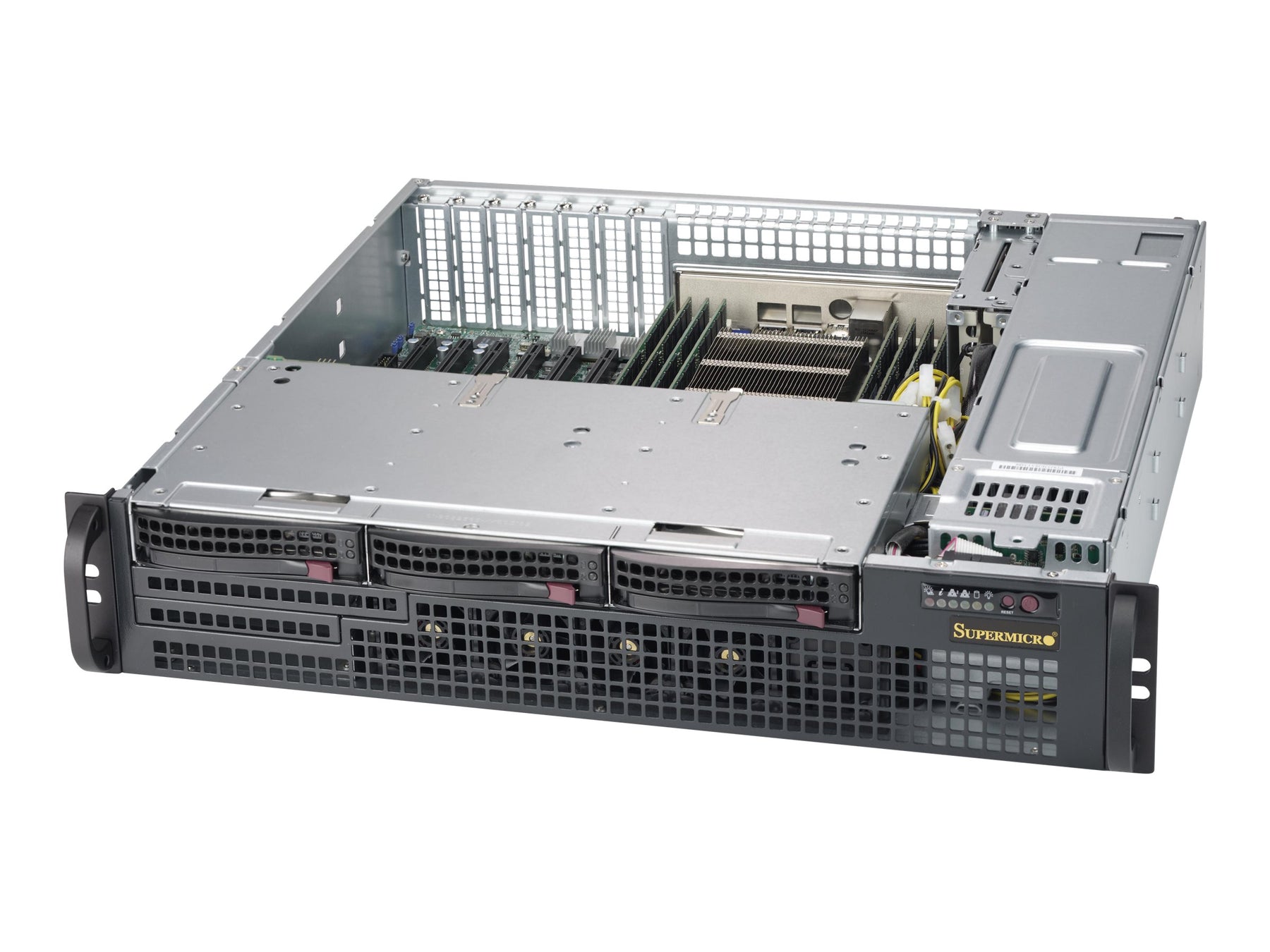 Supermicro SC825M BTQC-R802LPB - Rack-Montage