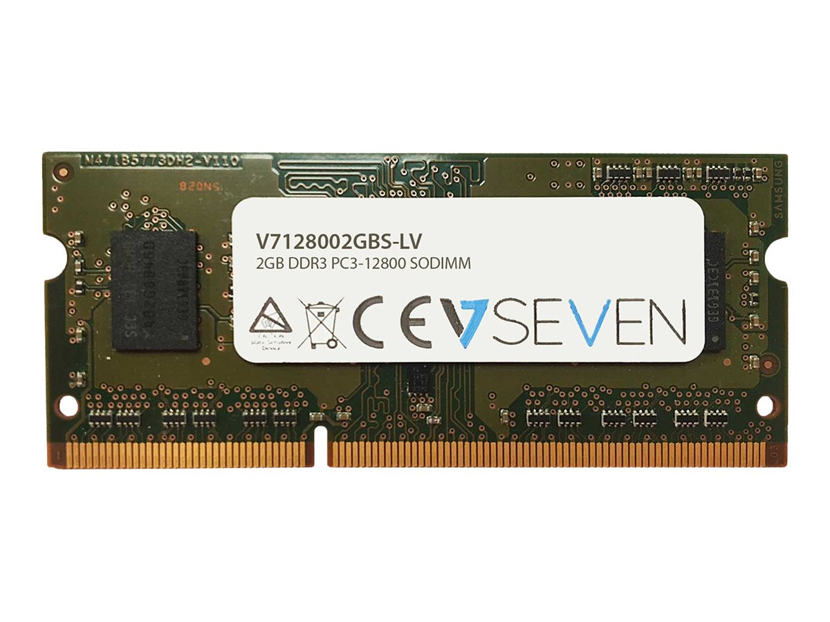 V7 DDR3 - Modul - 2 GB - SO DIMM 204-PIN - 1600 MHz / PC3-12800