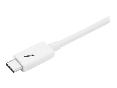 StarTech.com Thunderbolt 3 Kabel - 20Gbit/s - 1m - Weiß - 4K 60Hz - Passiv - Thunderbolt Kabel - USB Typ C Lader - Thunderbolt-Kabel - USB-C (M)