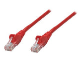 Intellinet Network Patch Cable, Cat6, 0.25m, Red, Copper, S/FTP, LSOH / LSZH, PVC, RJ45, Gold Plated Contacts, Snagless, Booted, Polybag - Patch-Kabel - RJ-45 (M)