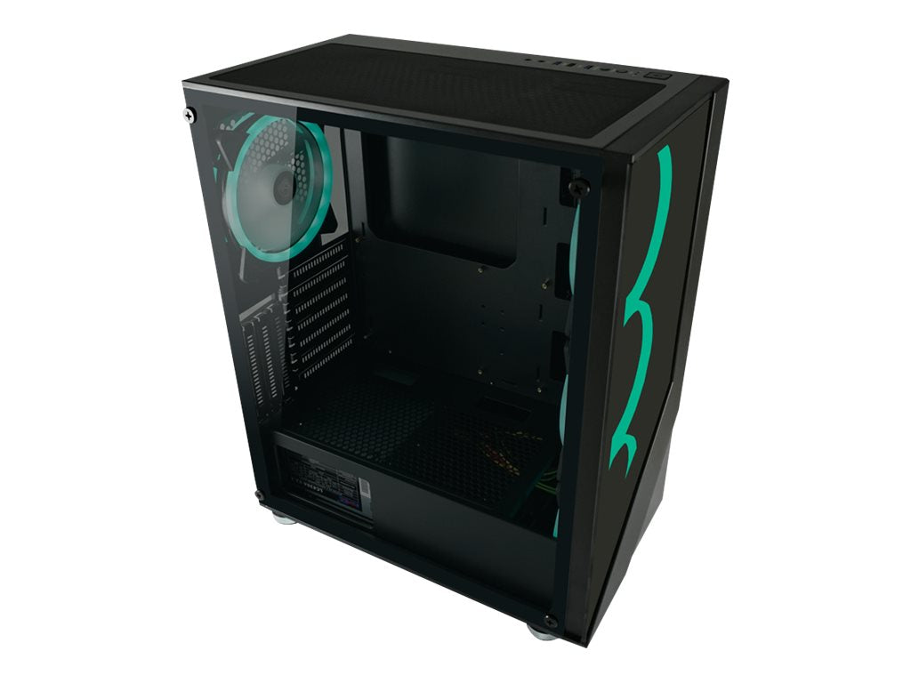 LC-Power Gaming 803B Shaded_X - Mid tower - ATX - Seitenteil mit Fenster (gehärtetes Glas)