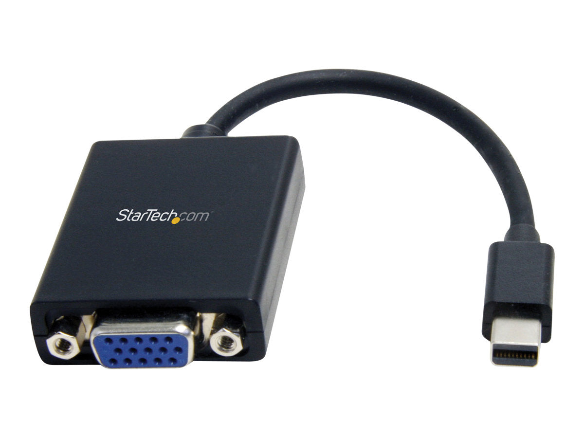 StarTech.com Mini DisplayPort auf VGA Adapter - Aktiver Mini DP 1.2 auf VGA Konverter/Dongle - 1080p Video - VESA Zertifiziert - mDP oder Thunderbolt 1/2 Mac/PC auf VGA Monitor/Display (MDP2VGA)