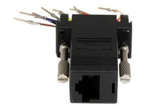 StarTech.com DB9 auf RJ45 Modular-Adapter - Stecker/Buchse - Seriell Adapter DB-9 / RJ-45 - St / Bu - Serieller Adapter - DB-9 (M)