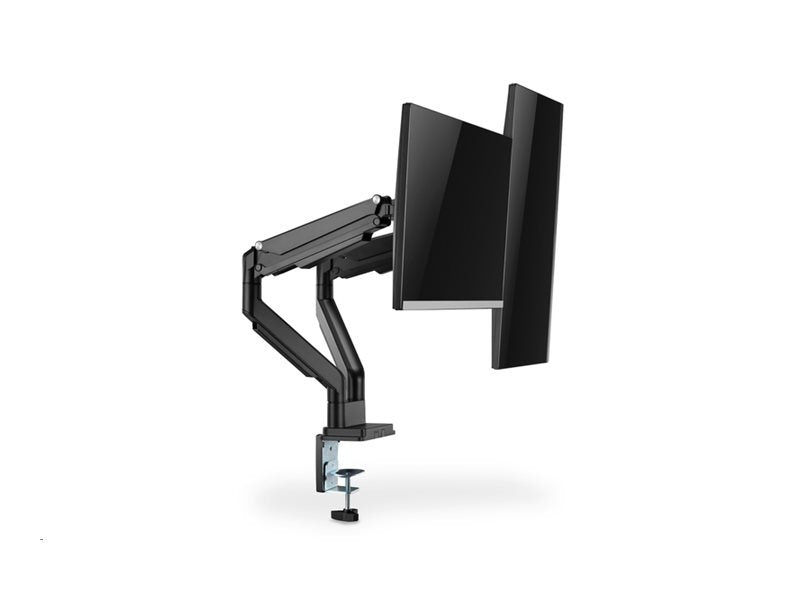 DIGITUS Universal Dual Monitorhalter mit Gasdruckfeder und Klemmbefestigung