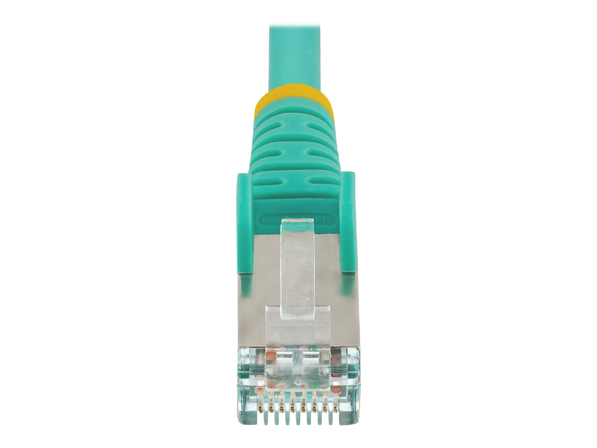 StarTech.com 10m CAT6a Ethernet Cable - Aqua - Low Smoke Zero Halogen (LSZH)