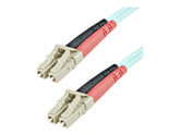 StarTech.com 1m (3ft) LC/UPC to LC/UPC OM3 Multimode Fiber Optic Cable, Full Duplex 50/125Âµm Zipcord Fiber Cable, 100G Networks, LOMMF/VCSEL, <0.3dB Low Insertion Loss - LSZH Fiber Patch Cord - Patch-Kabel - LC Multi-Mode (M)