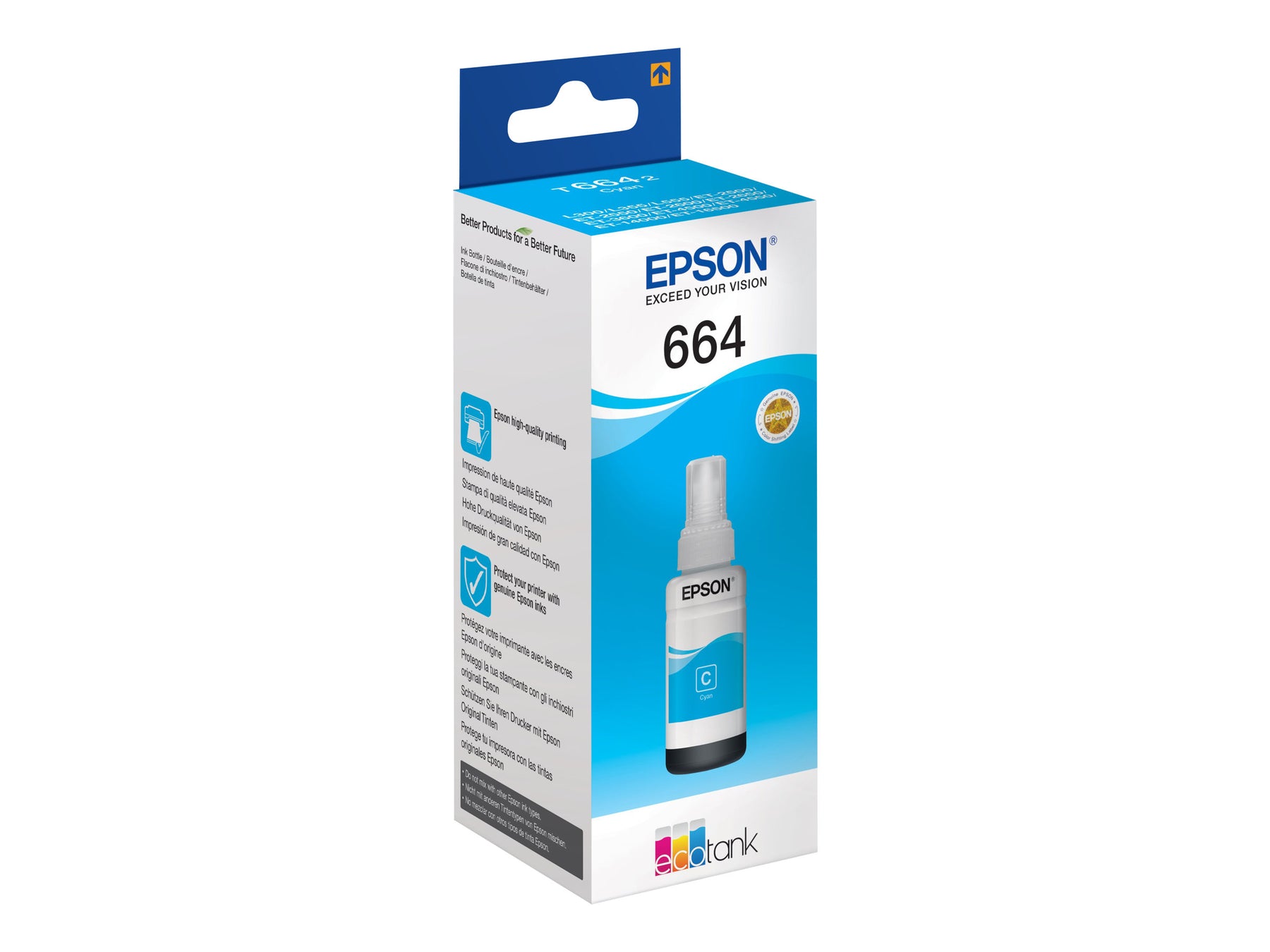 Epson T6642 - 70 ml - Cyan - Original - Nachfülltinte