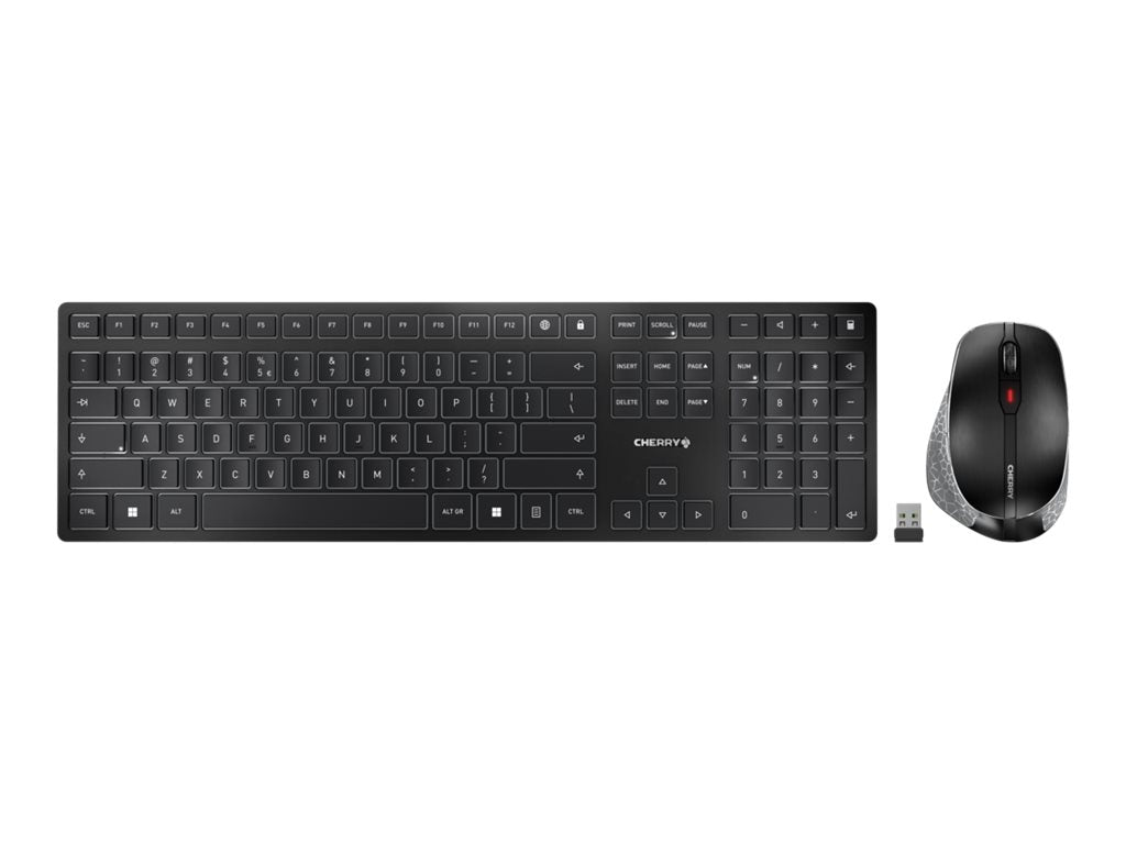 Cherry DW 9500 SLIM - Tastatur-und-Maus-Set - kabellos